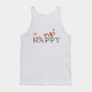 Happy – flowers Tank Top